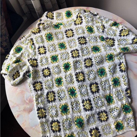 Zara Multicolor Crochet Top - Picture 2 of 9